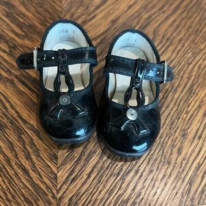 Black Patent Doll Shoes – Size 1 – Handmade